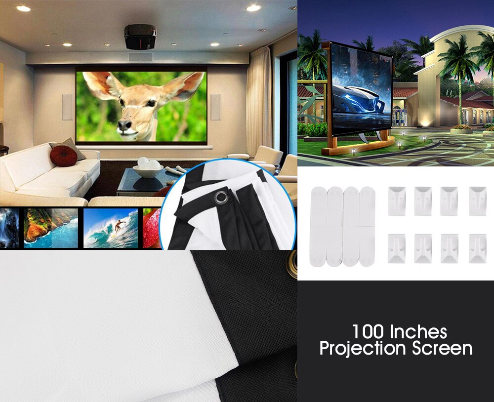 REAL TV M8S Full HD 1080P Projector 4K 7000 Lumens Cinema Beamer REAL TV M8S Full HD 1080P Projector 4K 7000 Lumens Cinema Beamer