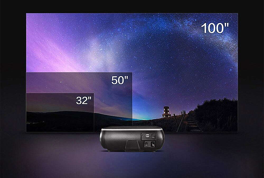 REAL TV M8S Full HD 1080P Projector 4K 7000 Lumens Cinema Beamer REAL TV M8S Full HD 1080P Projector 4K 7000 Lumens Cinema Beamer