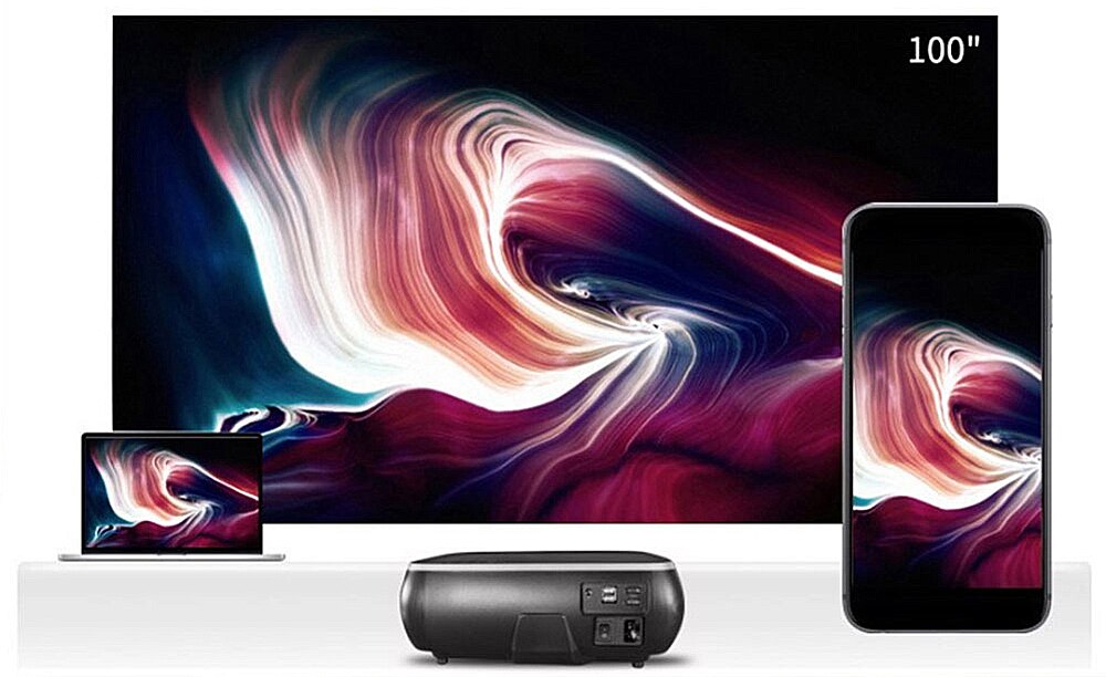 REAL TV M8S Full HD 1080P Projector 4K 7000 Lumens Cinema Beamer REAL TV M8S Full HD 1080P Projector 4K 7000 Lumens Cinema Beamer