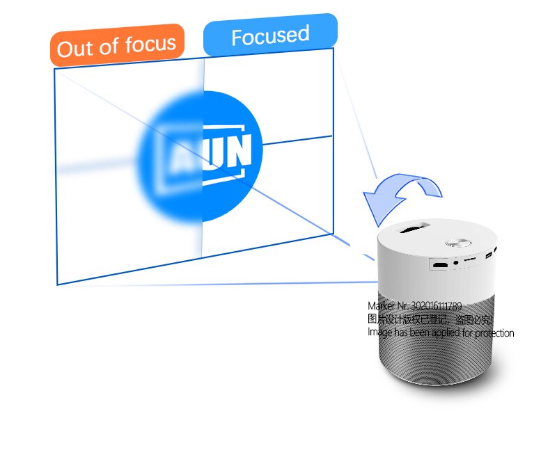 AUN ET40 Projector Full HD LED Beamer Android 9 MINI Projector 4k AUN ET40 Projector Full HD LED Beamer Android 9 MINI Projector 4k