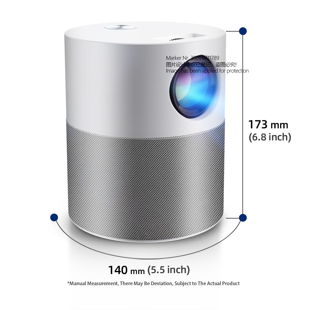 AUN ET40 Projector Full HD LED Beamer Android 9 MINI Projector 4k