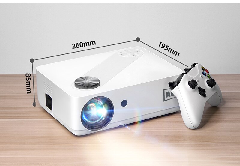 AUN Full HD Projector AKEY8 Android 9 Video Projector 4K AUN Full HD Projector AKEY8 Android 9 Video Projector 4K