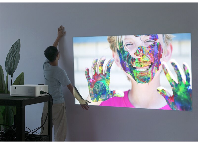 AUN Full HD Projector AKEY8 Android 9 Video Projector 4K AUN Full HD Projector AKEY8 Android 9 Video Projector 4K