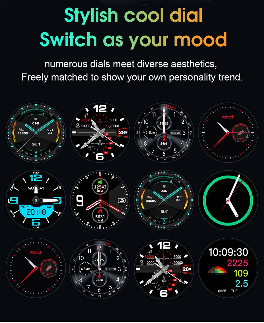 New L13 Smart Watch Men IP68 Waterproof ECG PPG Bluetooth