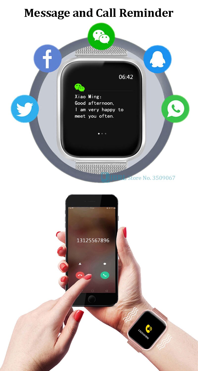 Smart Watch New Fashion Women Men Sport Watch