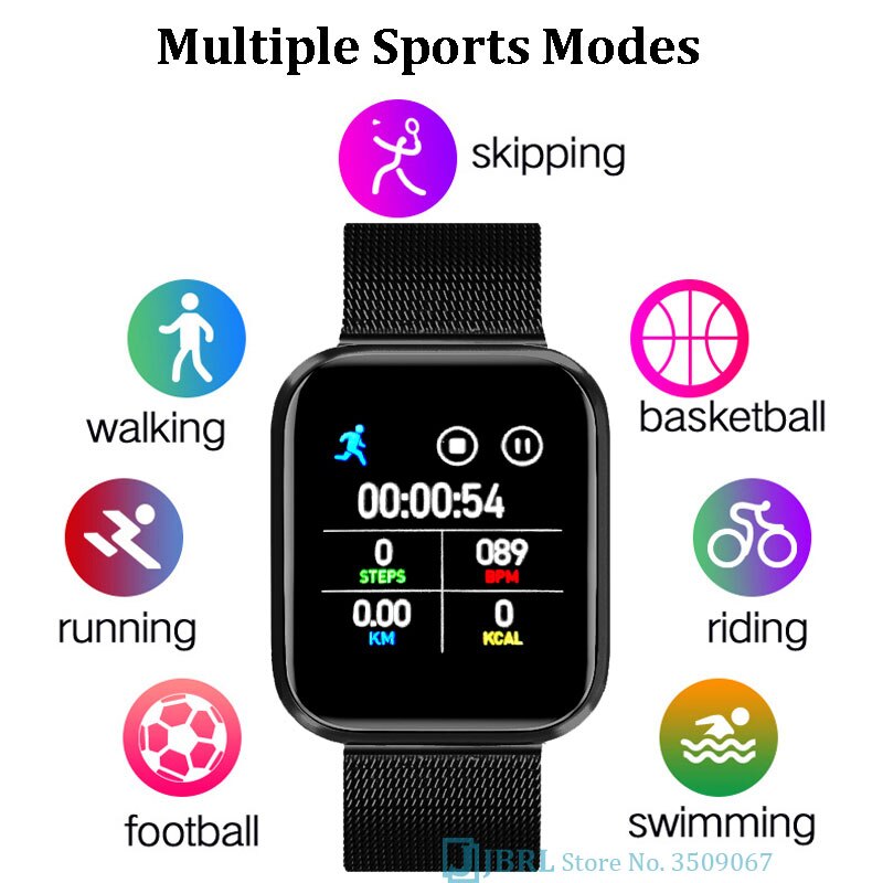 Smart Watch New Fashion Women Men Sport Watch