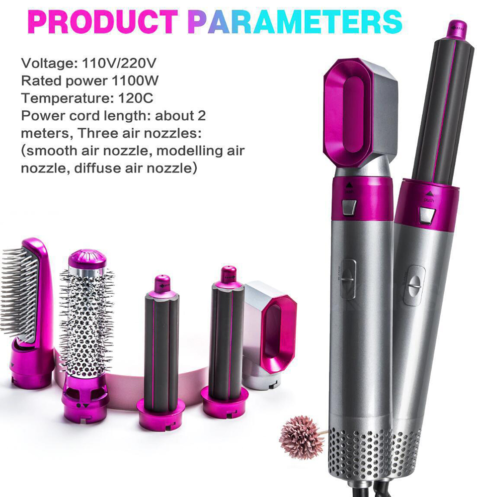 5 In 1 Hair Dryer Brush MultiFunctional One Step Hair Dryer 5 In 1 Hair Dryer Brush MultiFunctional One Step Hair Dryer