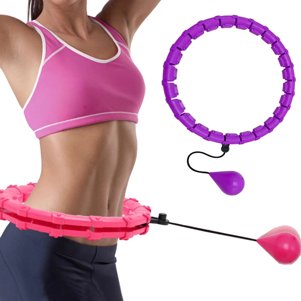 Adjustable Sport Hoops Abdominal Thin Waist Exercise Detachable Massage Fitness Hoops Gym Home Training Weight Loss