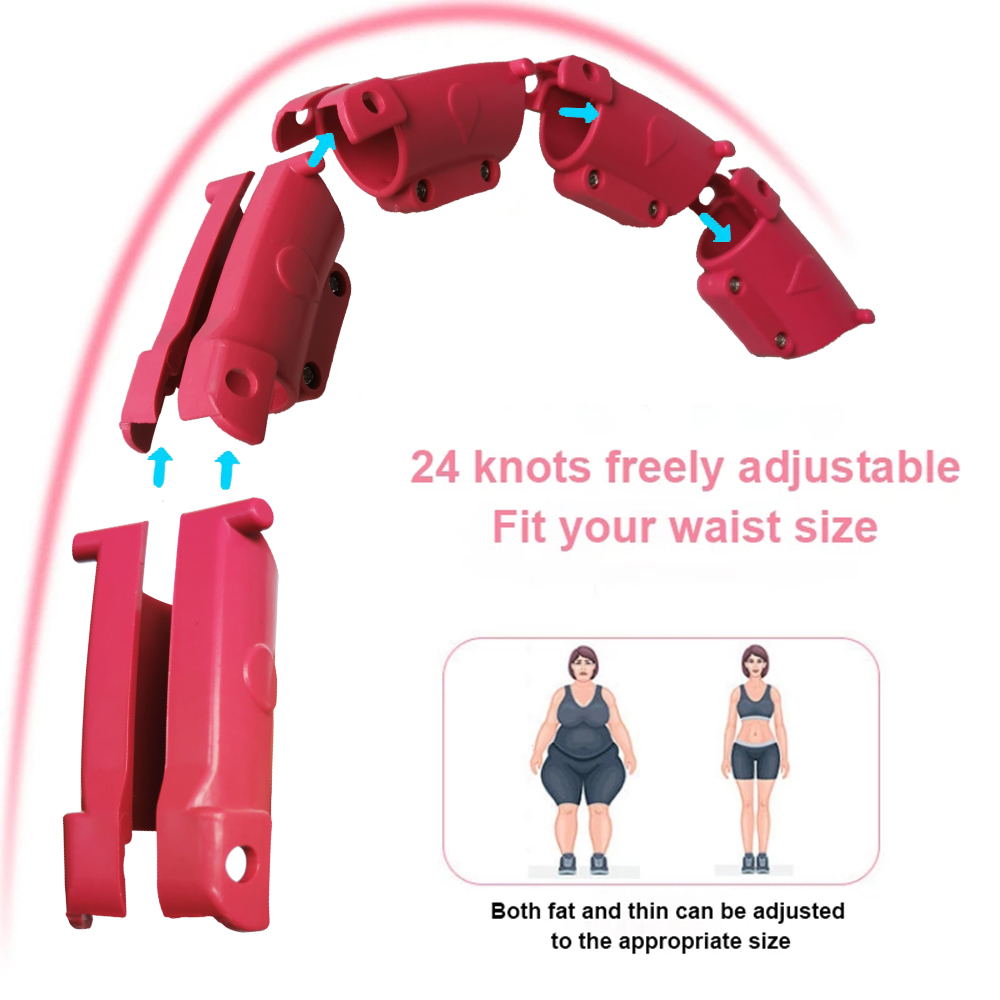 Adjustable Sport Hoops Abdominal Thin Waist Exercise Detachable Massage Fitness Hoops Gym Home Training Weight Loss