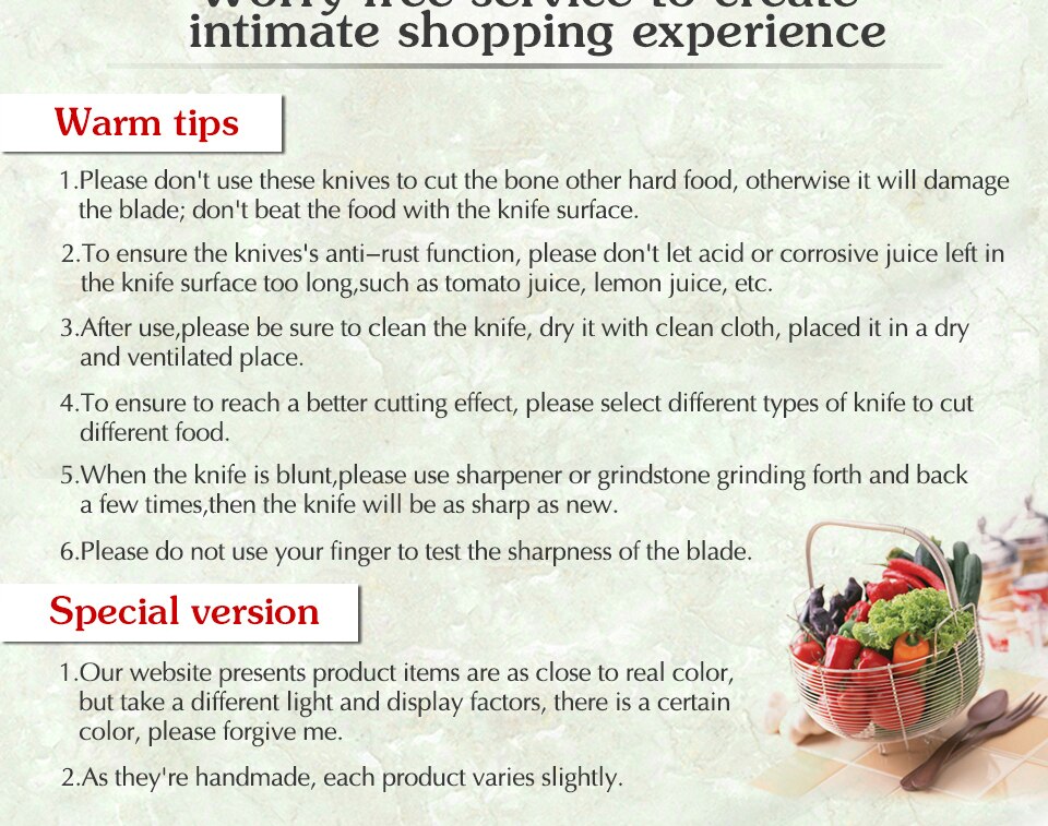 Kitchen Knife Sets Japanese forged Damascus