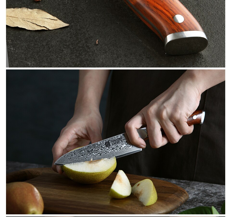 Kitchen Knife Sets Japanese forged Damascus