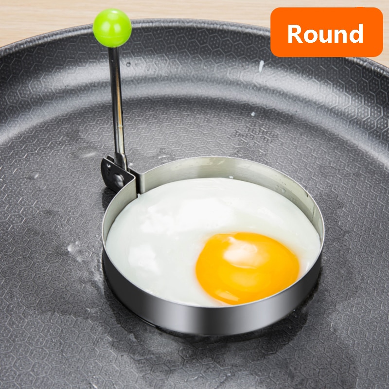 Stainless Steel 5Style Fried Egg Pancake Shaper Omelette