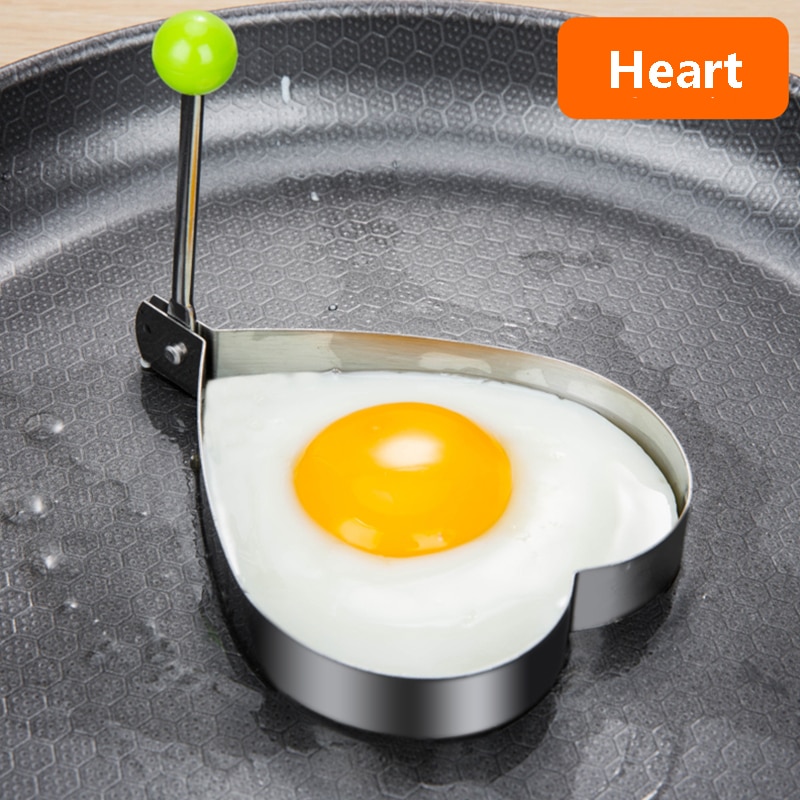 Stainless Steel 5Style Fried Egg Pancake Shaper Omelette
