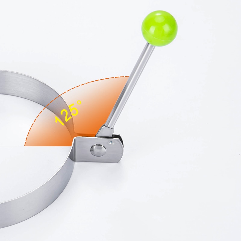 Stainless Steel 5Style Fried Egg Pancake Shaper Omelette