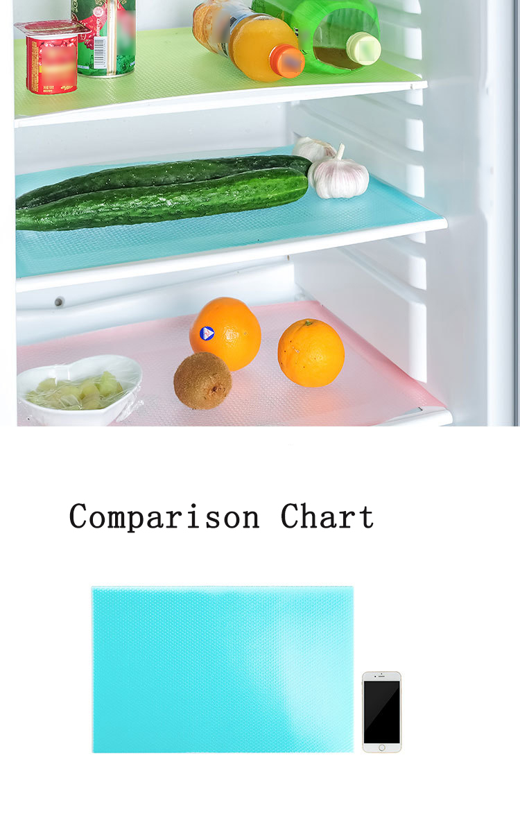 4pcs/set Refrigerator Pad Antibacterial Antifouling Mildew