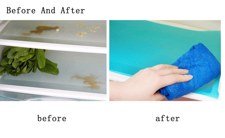 4pcs/set Refrigerator Pad Antibacterial Antifouling Mildew