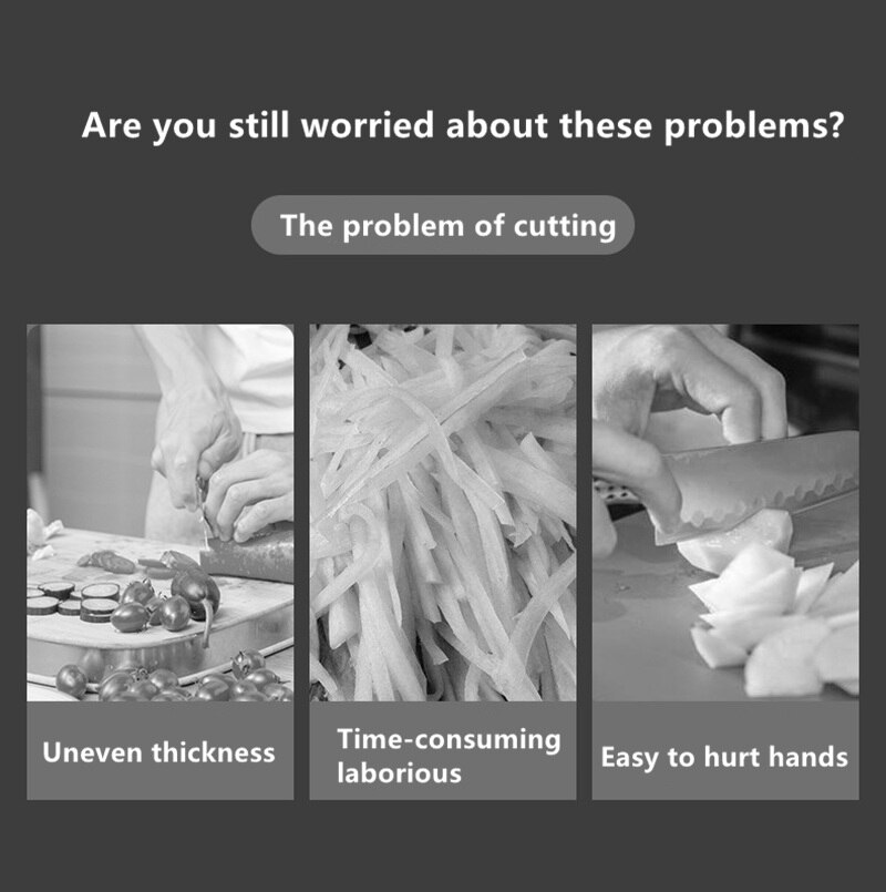 Multifunctional Vegetable Cutter Fruit Slicer Grater Shredders