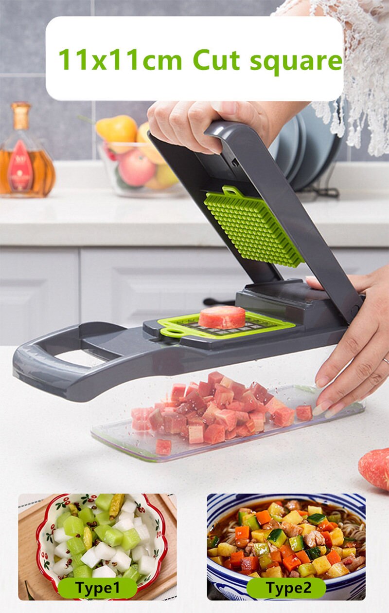 Multifunctional Vegetable Cutter Fruit Slicer Grater Shredders