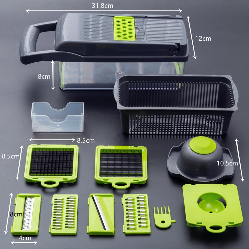 Multifunctional Vegetable Cutter Fruit Slicer Grater Shredders
