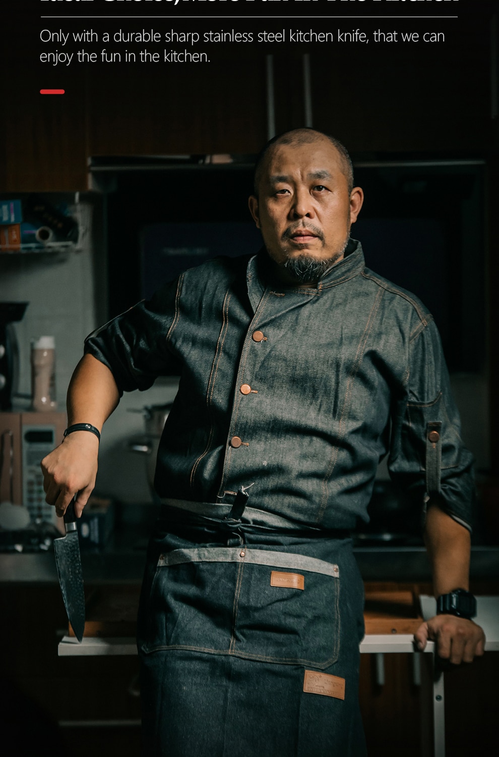 Chef Knife Germany 1.4116 Stainless Steel 1PCSor5PCS Kitchen Knife Sets