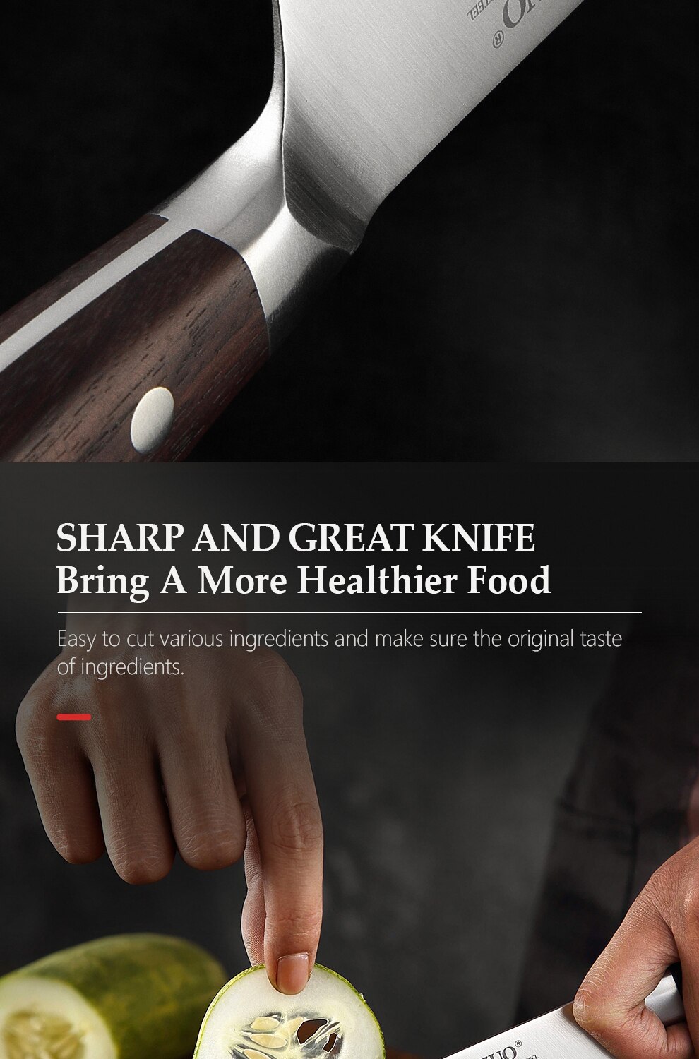 Chef Knife Germany 1.4116 Stainless Steel 1PCSor5PCS Kitchen Knife Sets