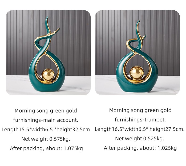 Home Decoration Ceramic Abstract Sculpture