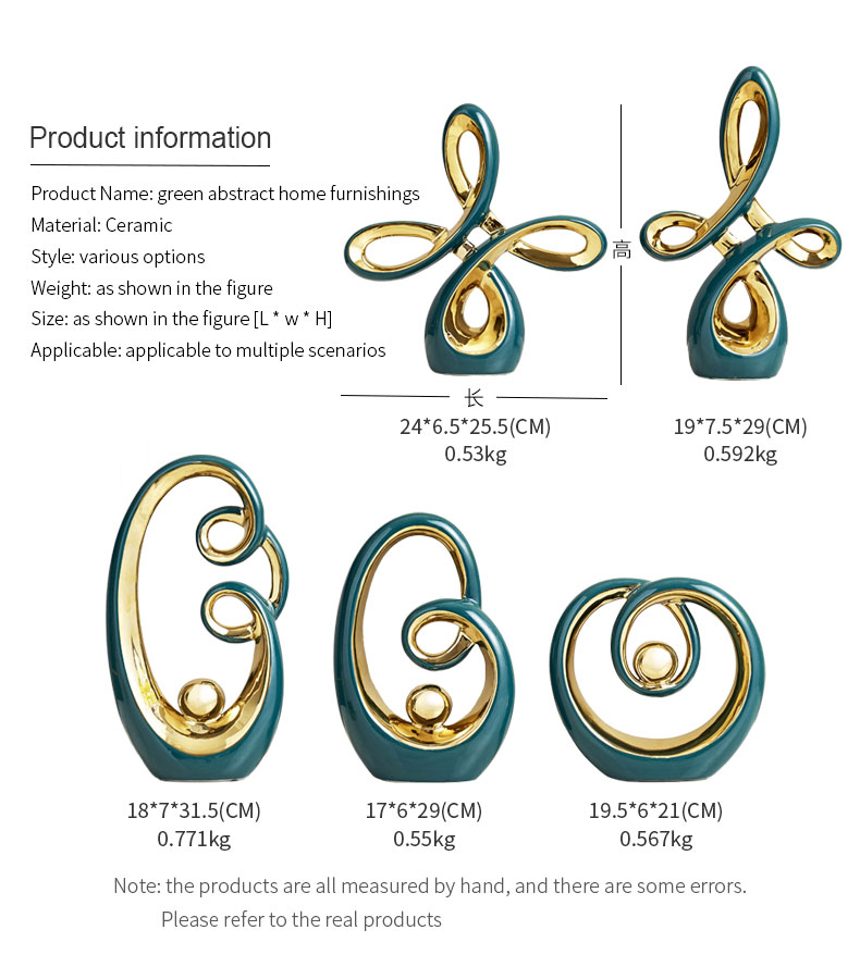 Home Decoration Ceramic Abstract Sculpture