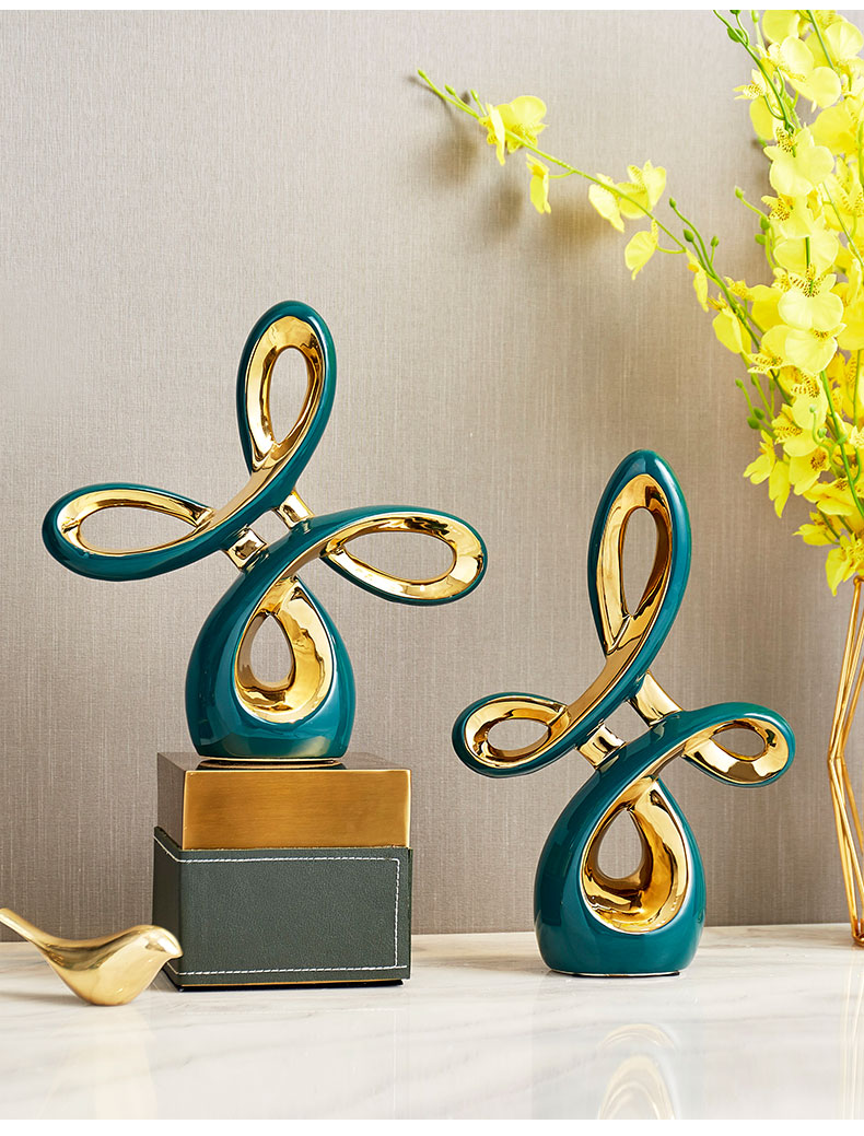 Home Decoration Ceramic Abstract Sculpture