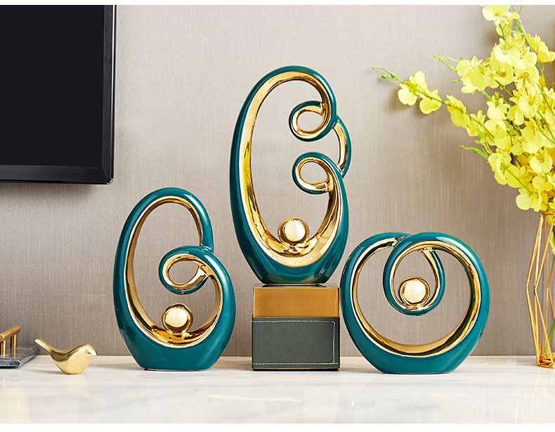 Home Decoration Ceramic Abstract Sculpture