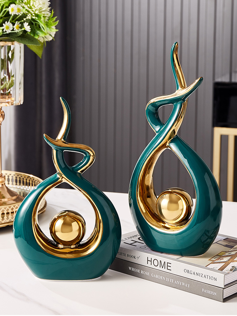 Home Decoration Ceramic Abstract Sculpture