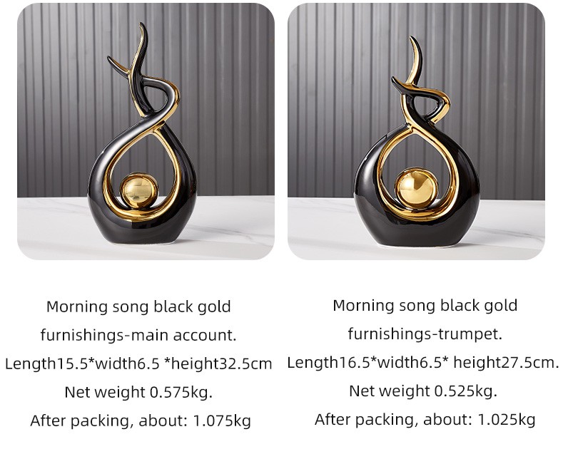 Home Decoration Ceramic Abstract Sculpture