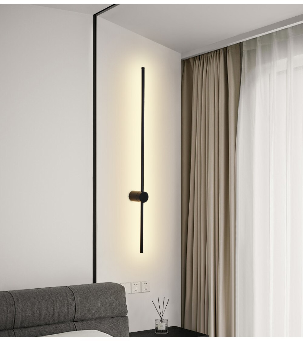 Modern Minimalist Long Led Wall Lamp