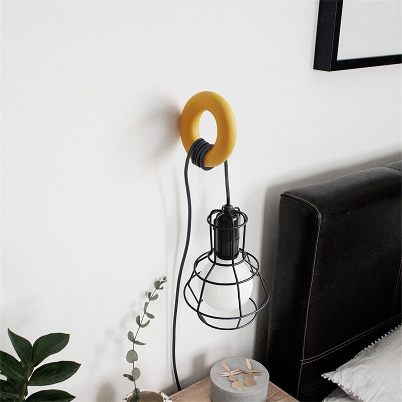 Modern Macaron Wall Lamp Round Iron