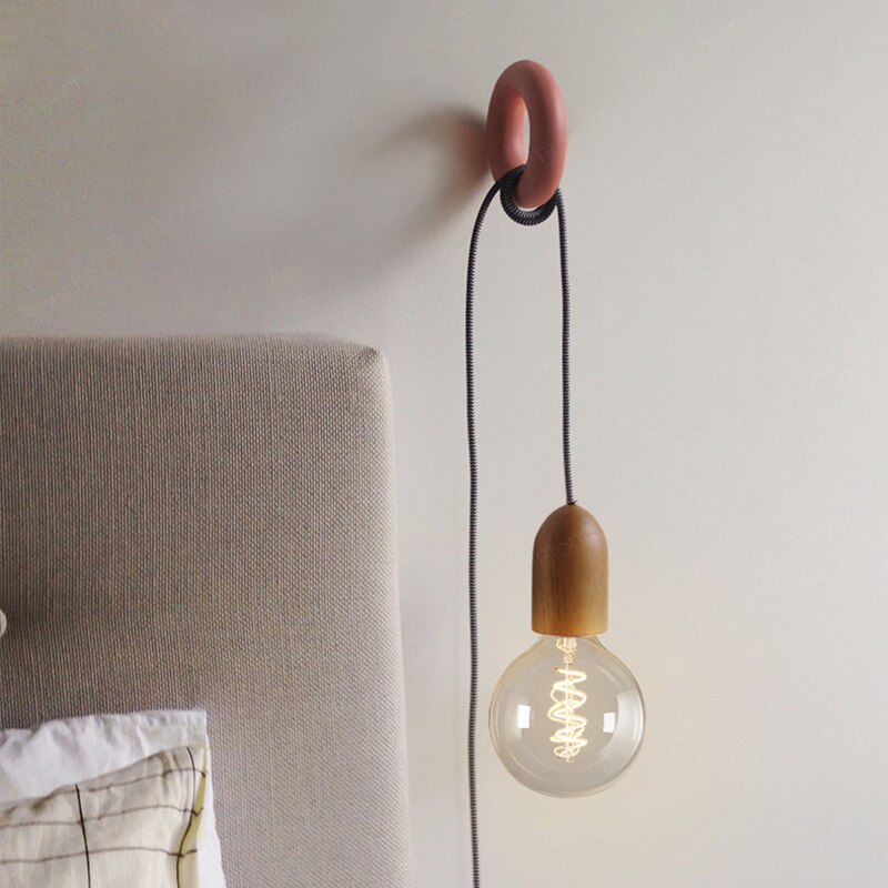 Modern Macaron Wall Lamp Round Iron