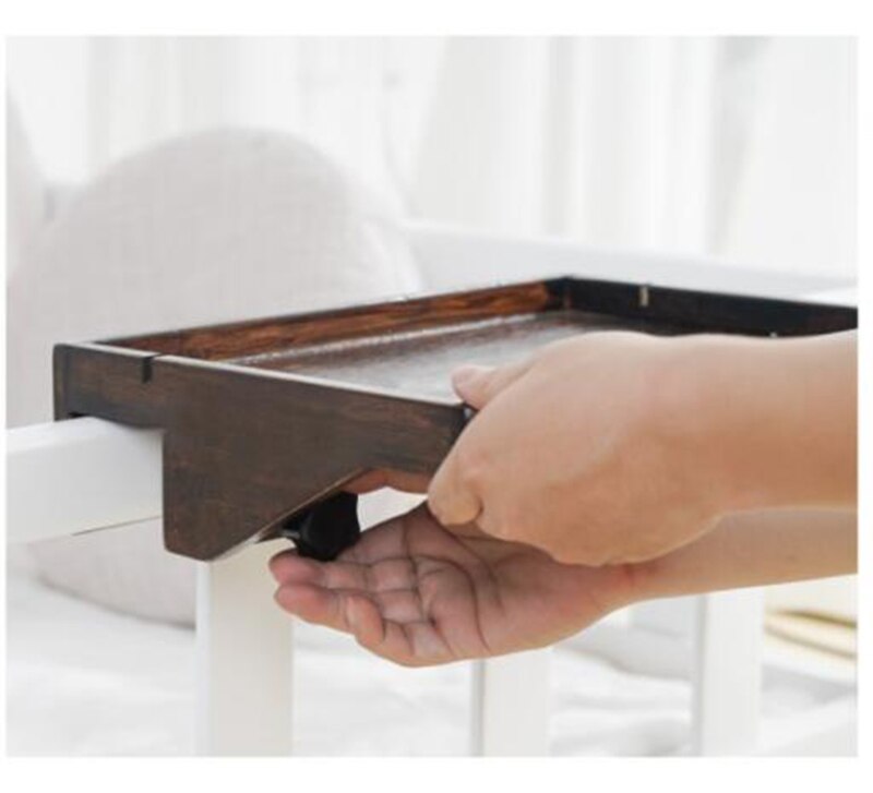 Bedroom Furniture Bedside Table Creative Tray Wooden T