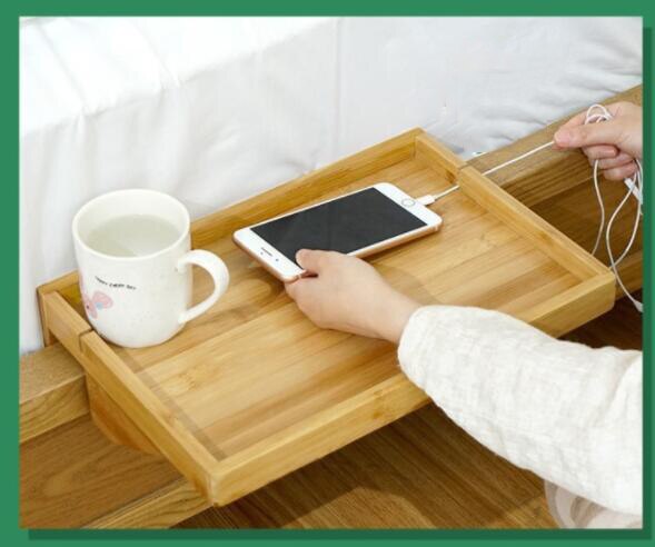 Bedroom Furniture Bedside Table Creative Tray Wooden T