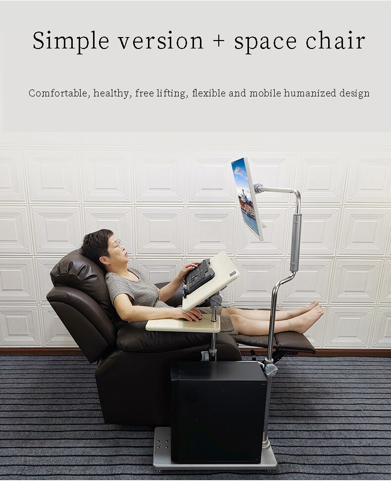 Bedside desktop computer desk household folding Bedside desktop computer desk household folding