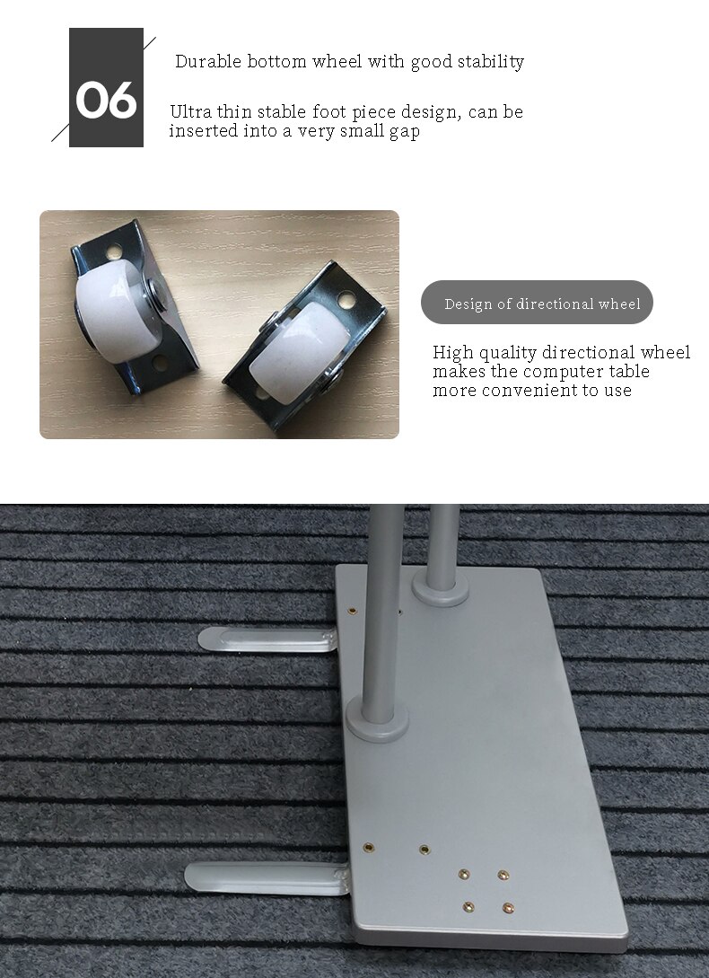 Bedside desktop computer desk household folding Bedside desktop computer desk household folding