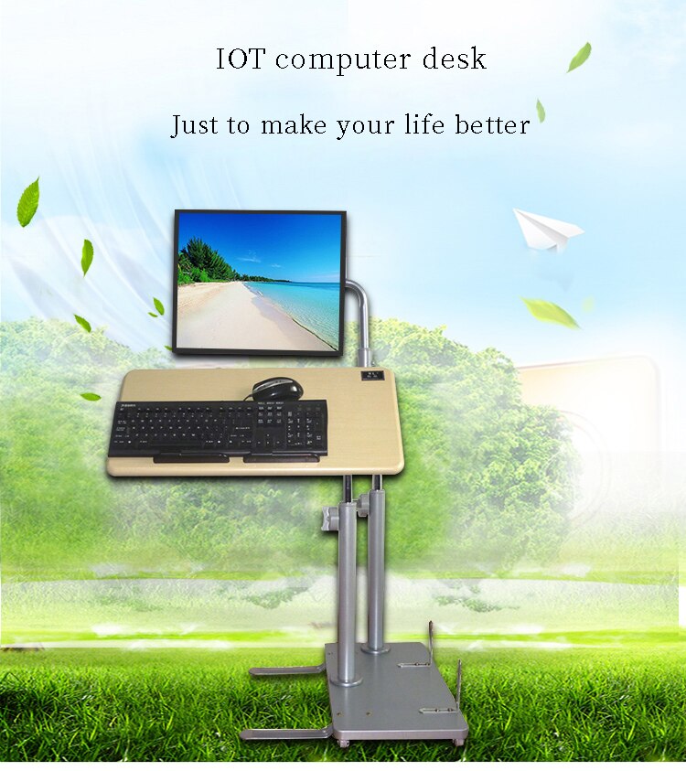 Bedside desktop computer desk household folding Bedside desktop computer desk household folding