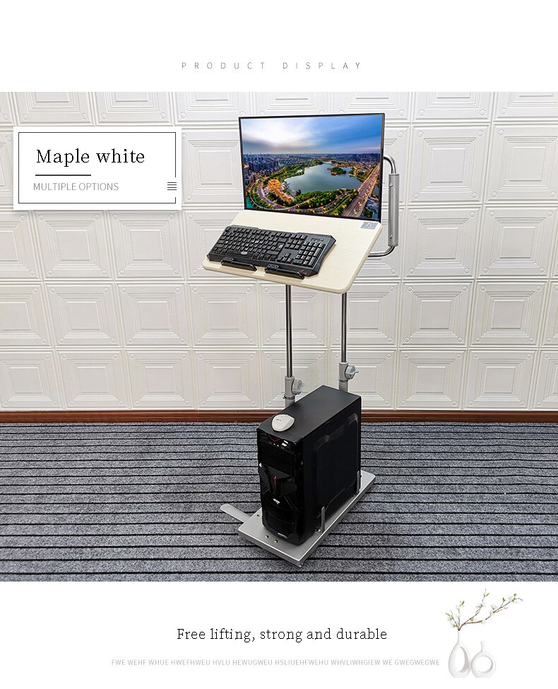 Bedside desktop computer desk household folding Bedside desktop computer desk household folding