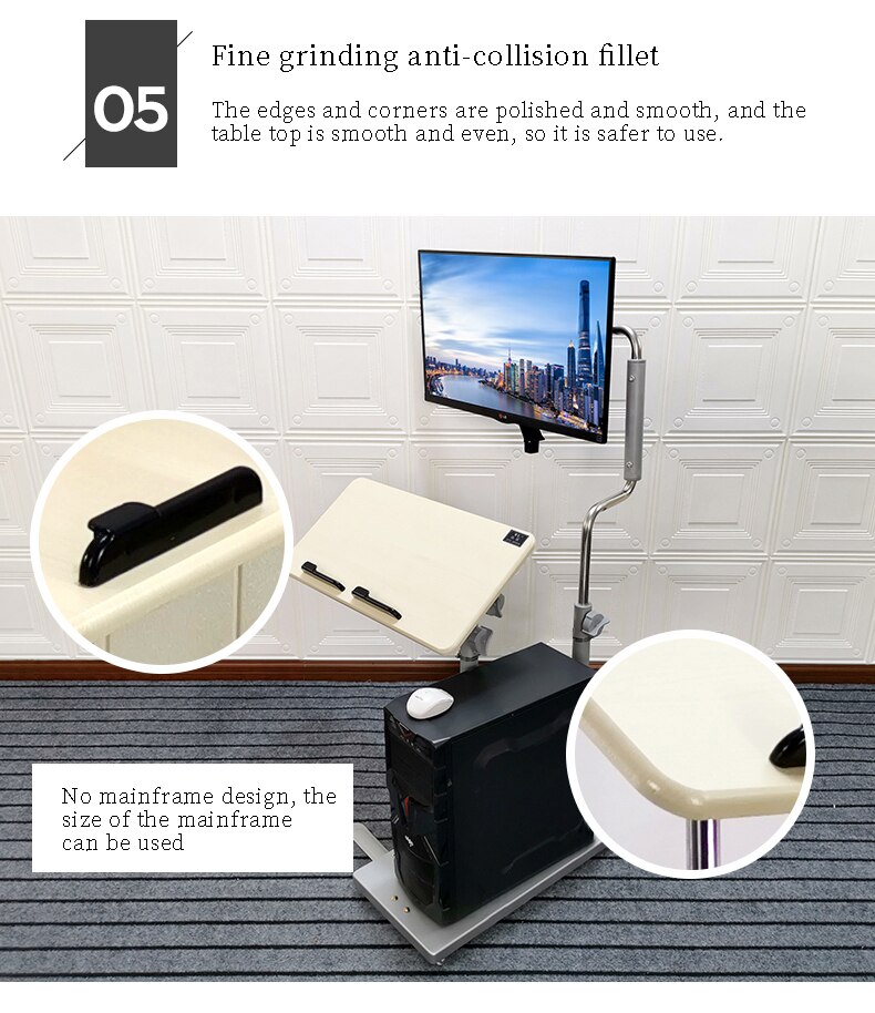 Bedside desktop computer desk household folding Bedside desktop computer desk household folding