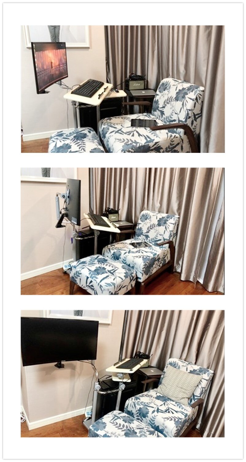 Bedside desktop computer desk household folding Bedside desktop computer desk household folding