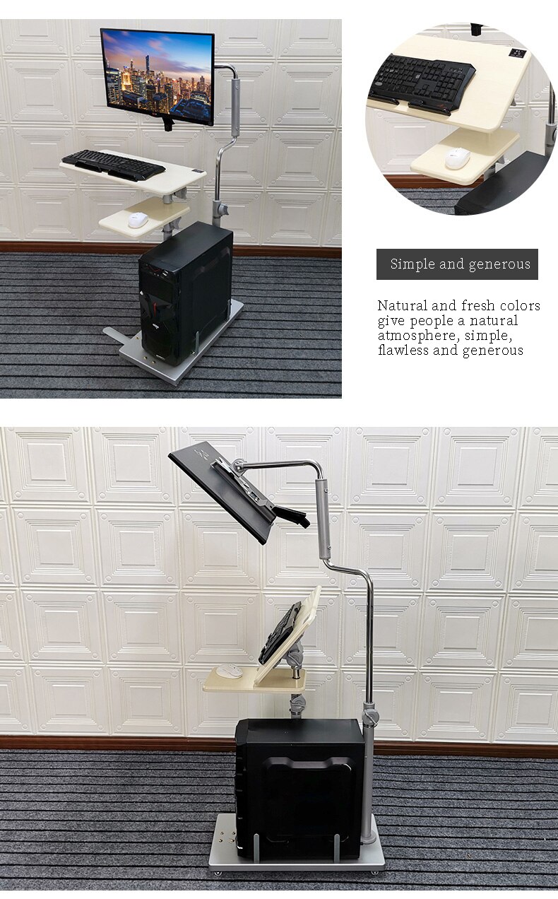 Bedside desktop computer desk household folding Bedside desktop computer desk household folding