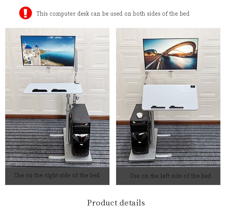 Bedside desktop computer desk household folding Bedside desktop computer desk household folding