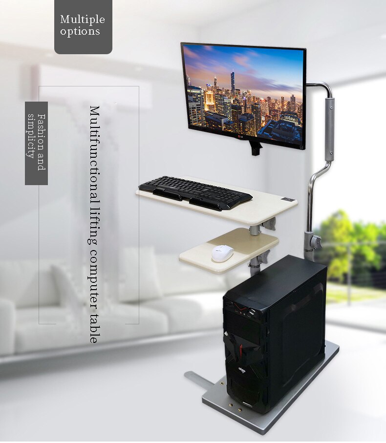 Bedside desktop computer desk household folding Bedside desktop computer desk household folding