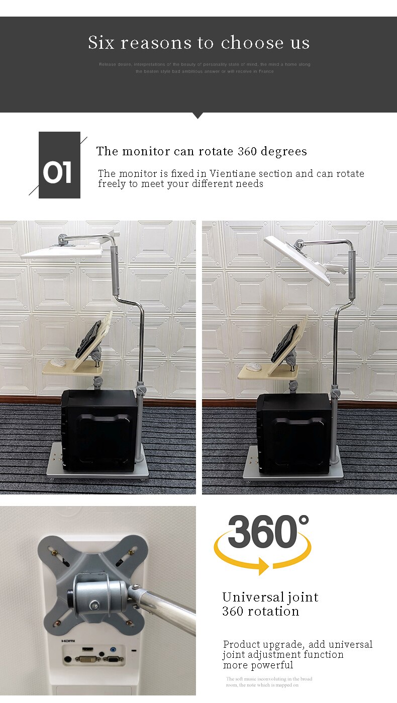 Bedside desktop computer desk household folding Bedside desktop computer desk household folding