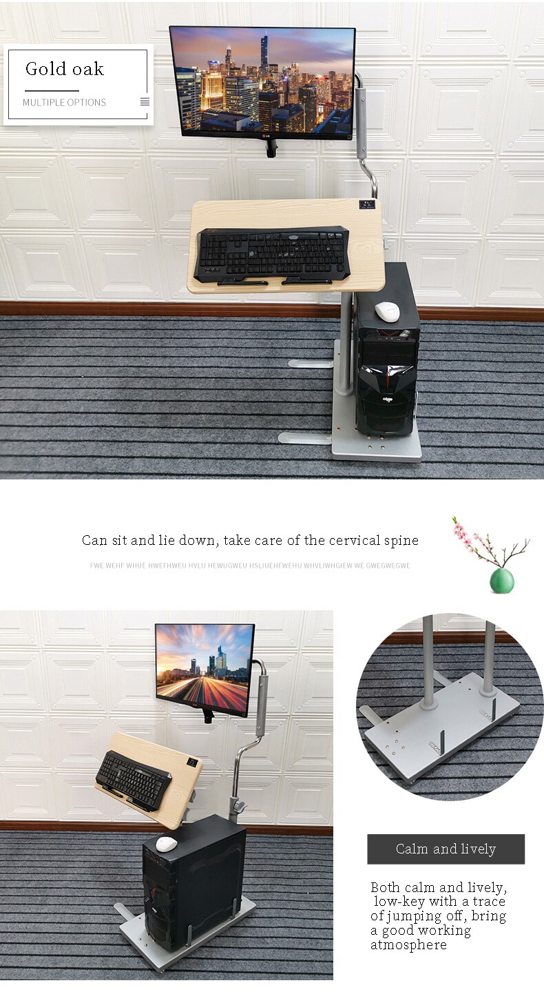 Bedside desktop computer desk household folding Bedside desktop computer desk household folding