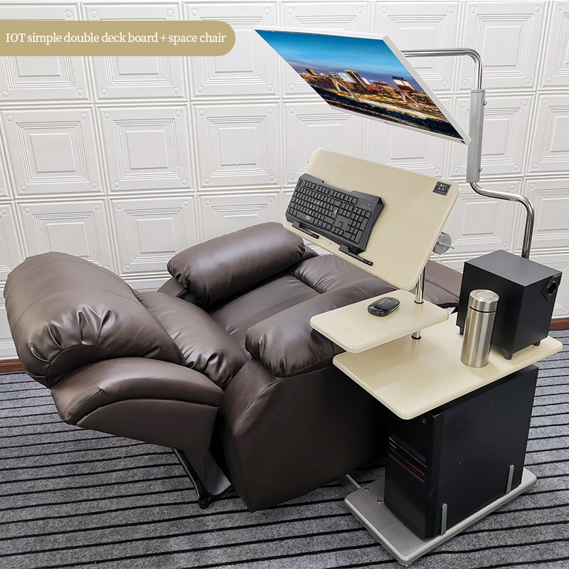 Bedside desktop computer desk household folding