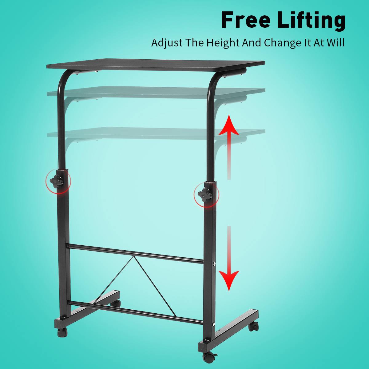 Folding Table Bedside Desk Laptop Desk