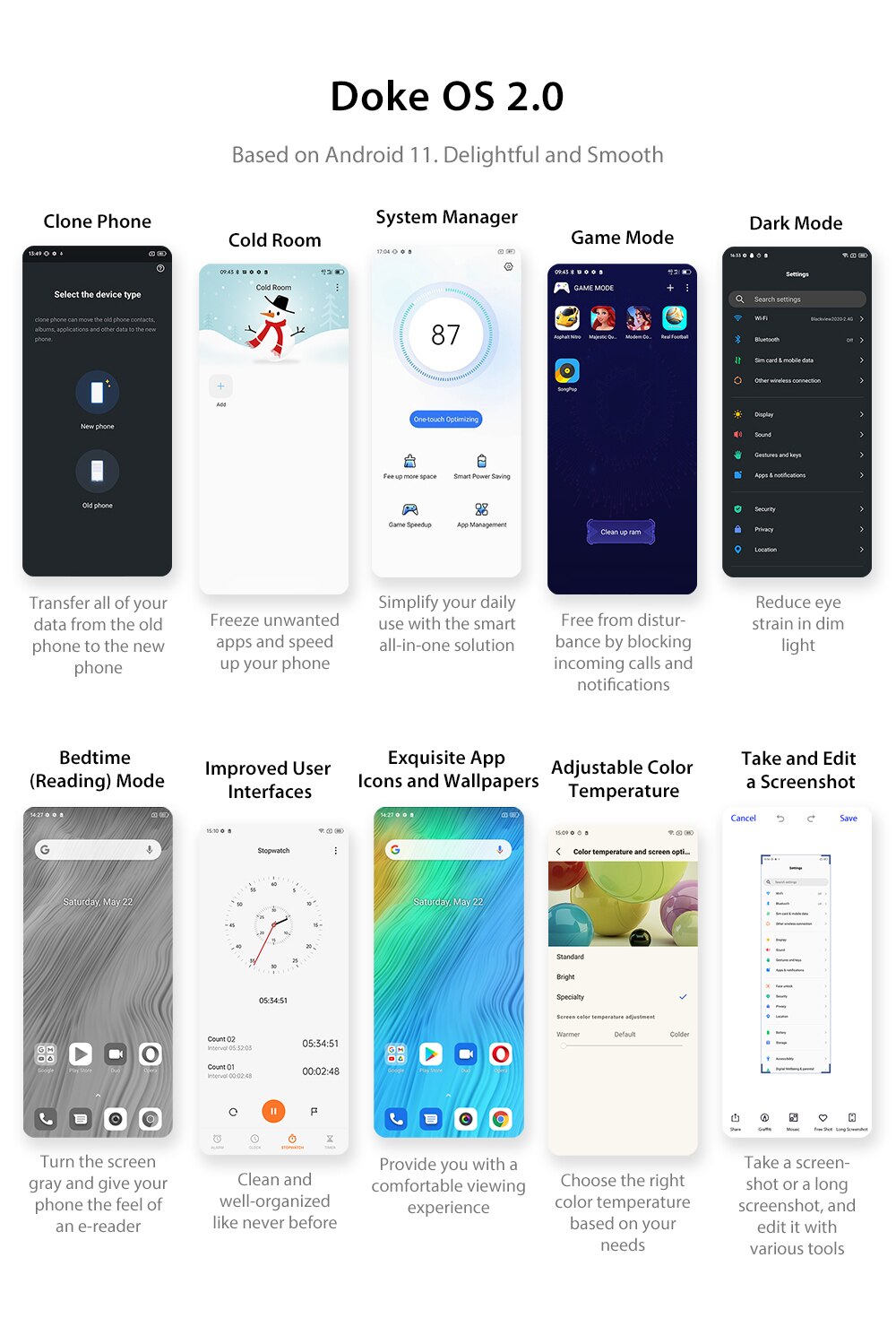 Blackview A100 Smartphone Helio P70 Octa Core 6GB+128GB 12MP HDR